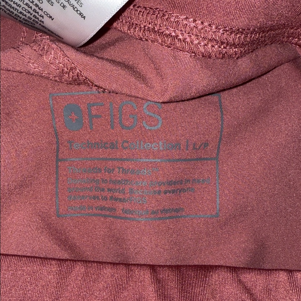 FIGS Mauve Kade Pangs Large Petite - Picture 2 of 3